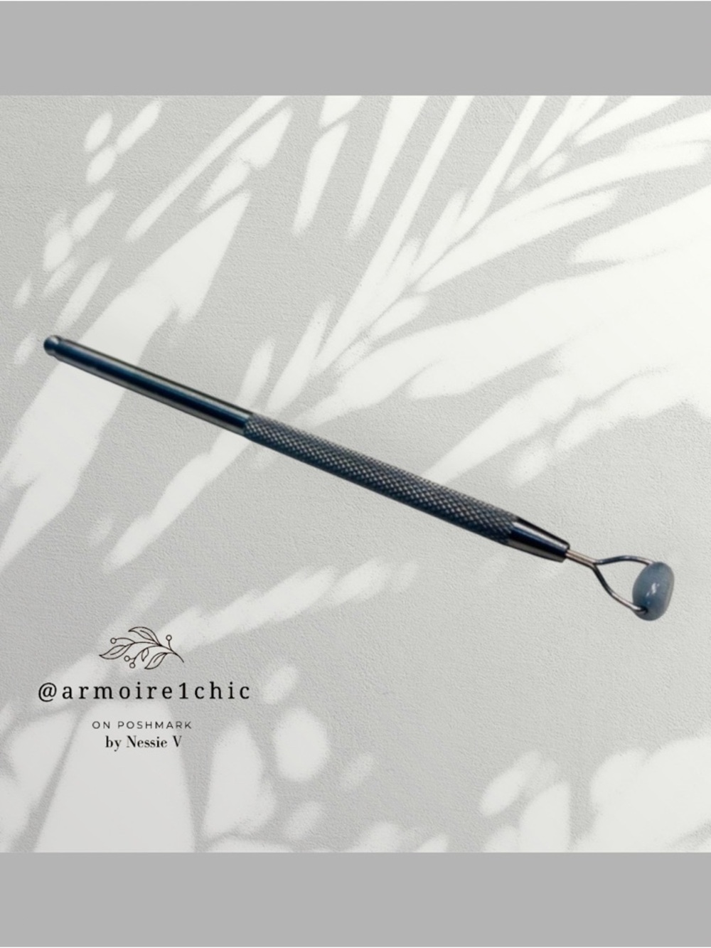 GUA SHA | Light Jade Stainless Steel Mini Facial Roller